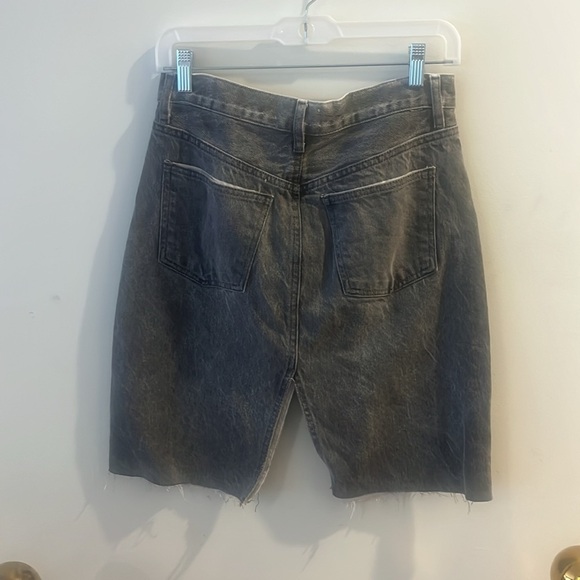 Gray Denim Skirt - Picture 4 of 4